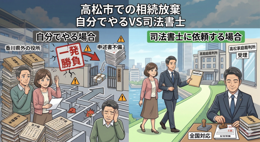 香川県高松市での相続放棄の手続き方法と必要書類（2）｜西川司法書士事務所