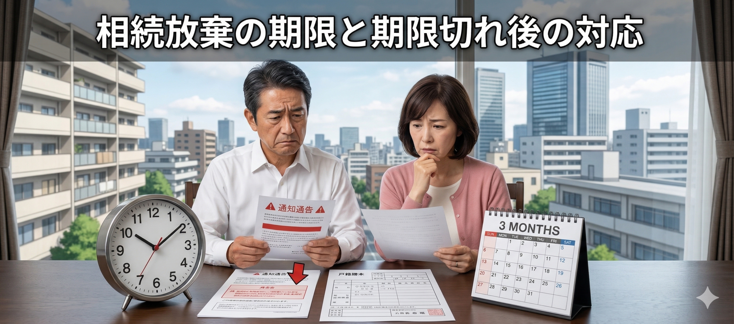 相続放棄の期間と期限を過ぎた場合の対応：香川県高松市事例