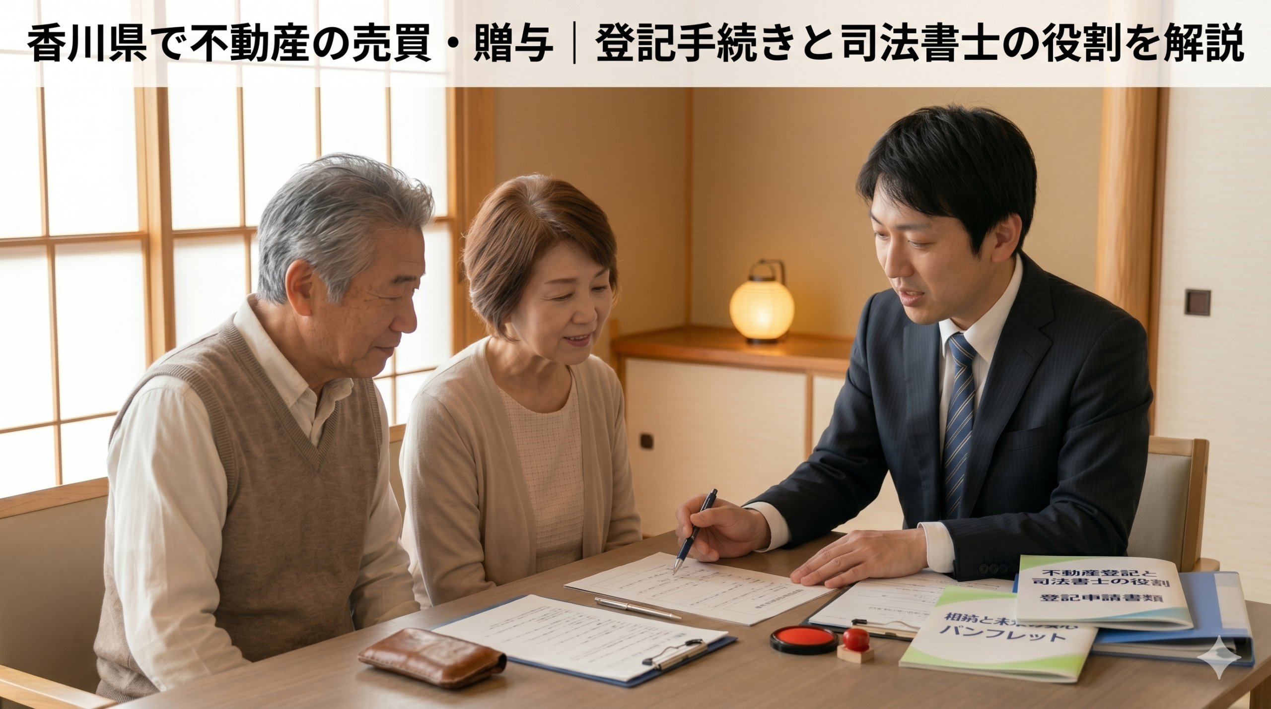 香川県で不動産の売買・贈与｜登記手続きと司法書士の役割を解説