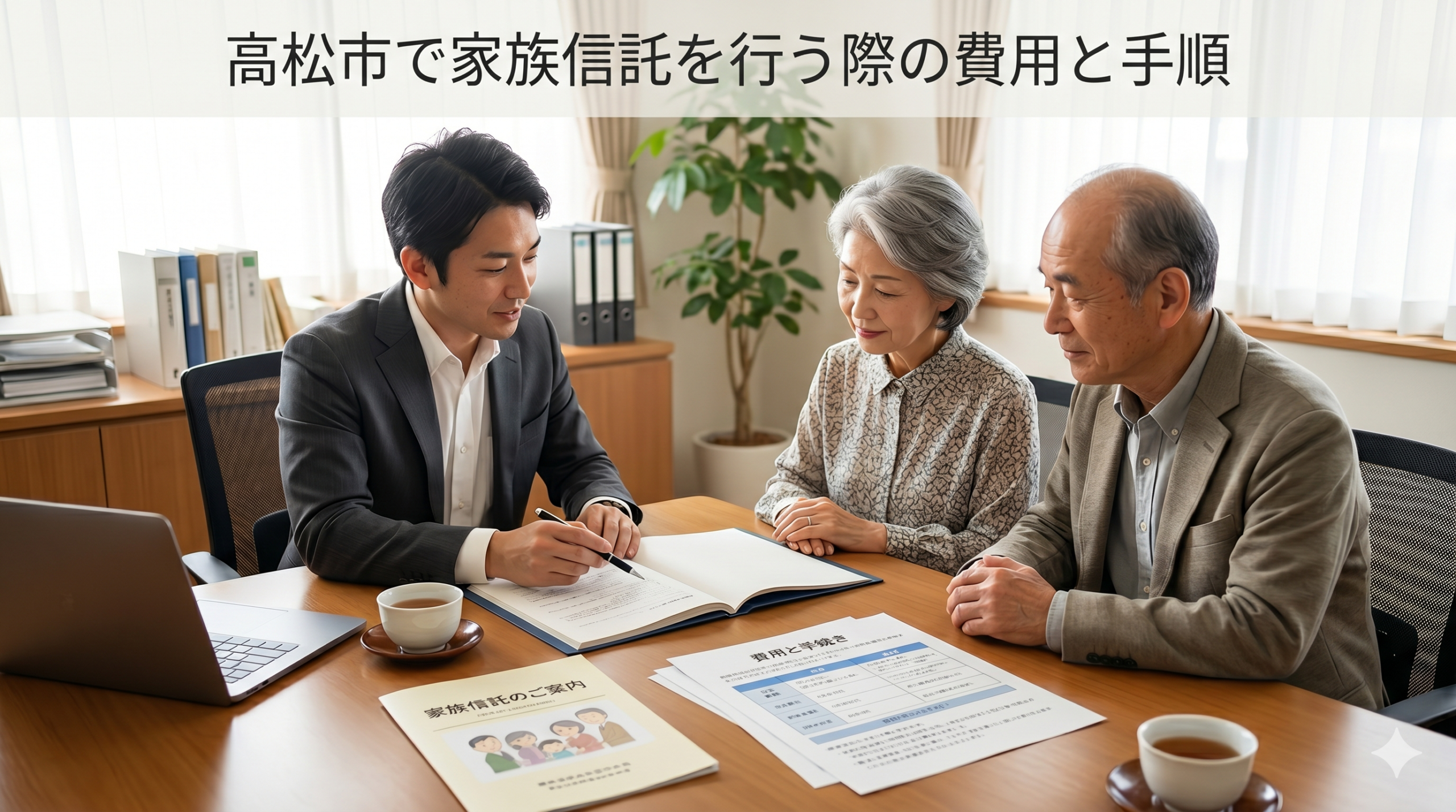 高松市で家族信託を行う際の費用と手順