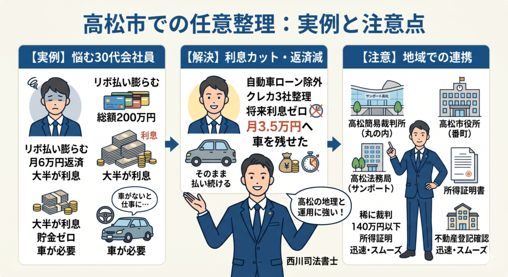 任意整理の流れと香川県高松市での対応事例（2）｜西川司法書士事務所
