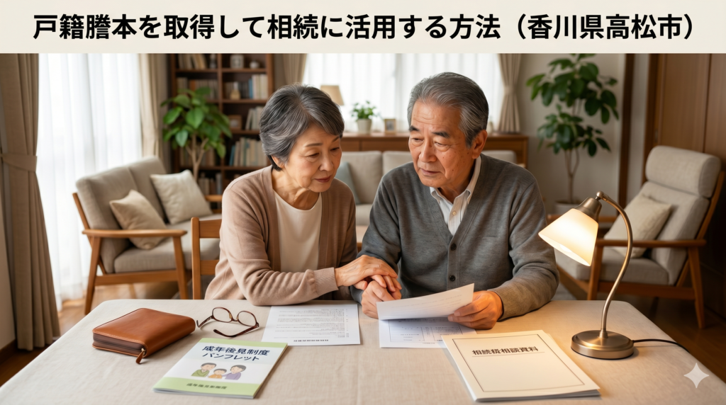戸籍謄本の取り方｜高松市での取得方法・郵送・相続での集め方を司法書士が解説