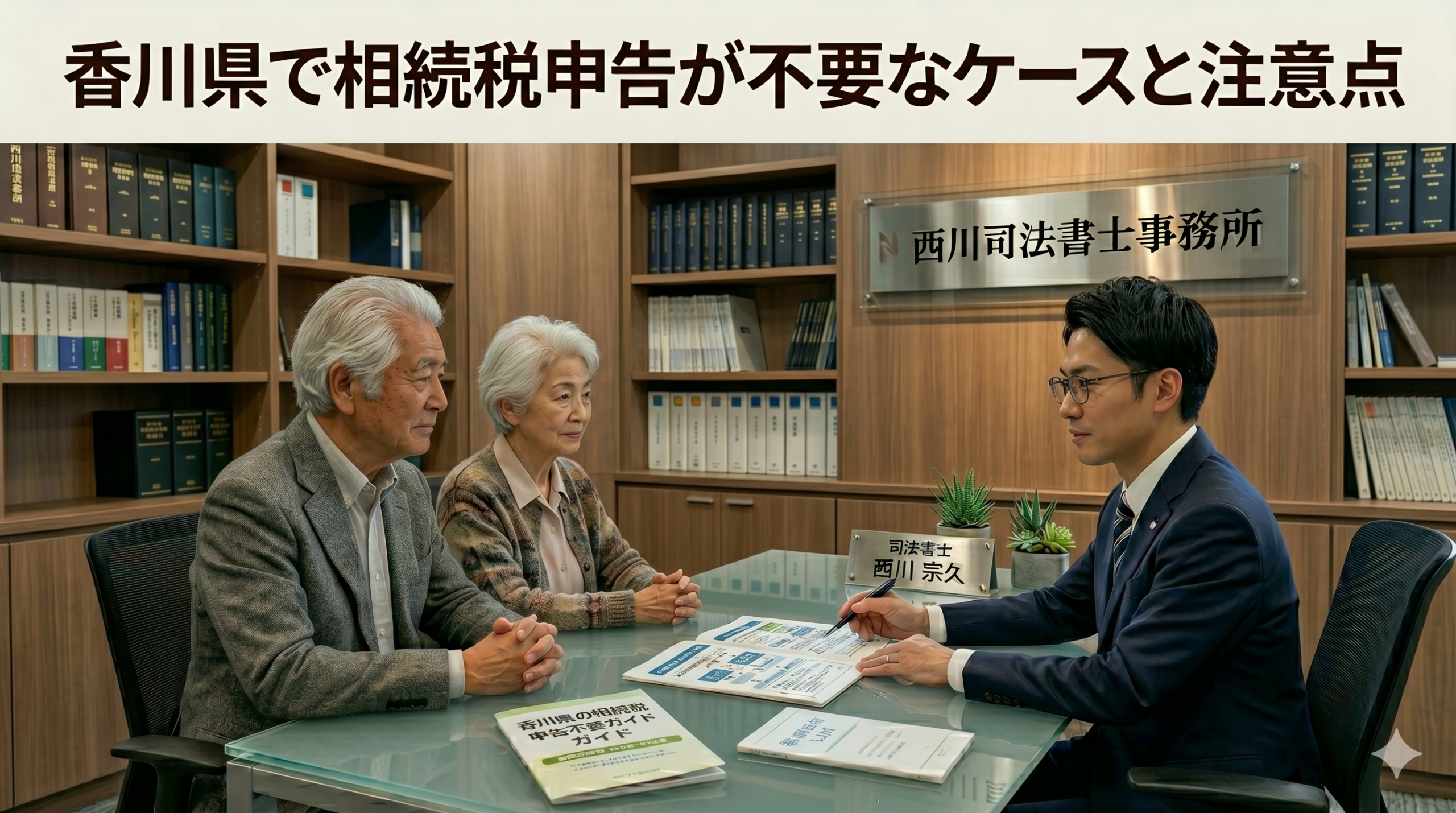 香川県で相続税申告が不要なケースと注意点
