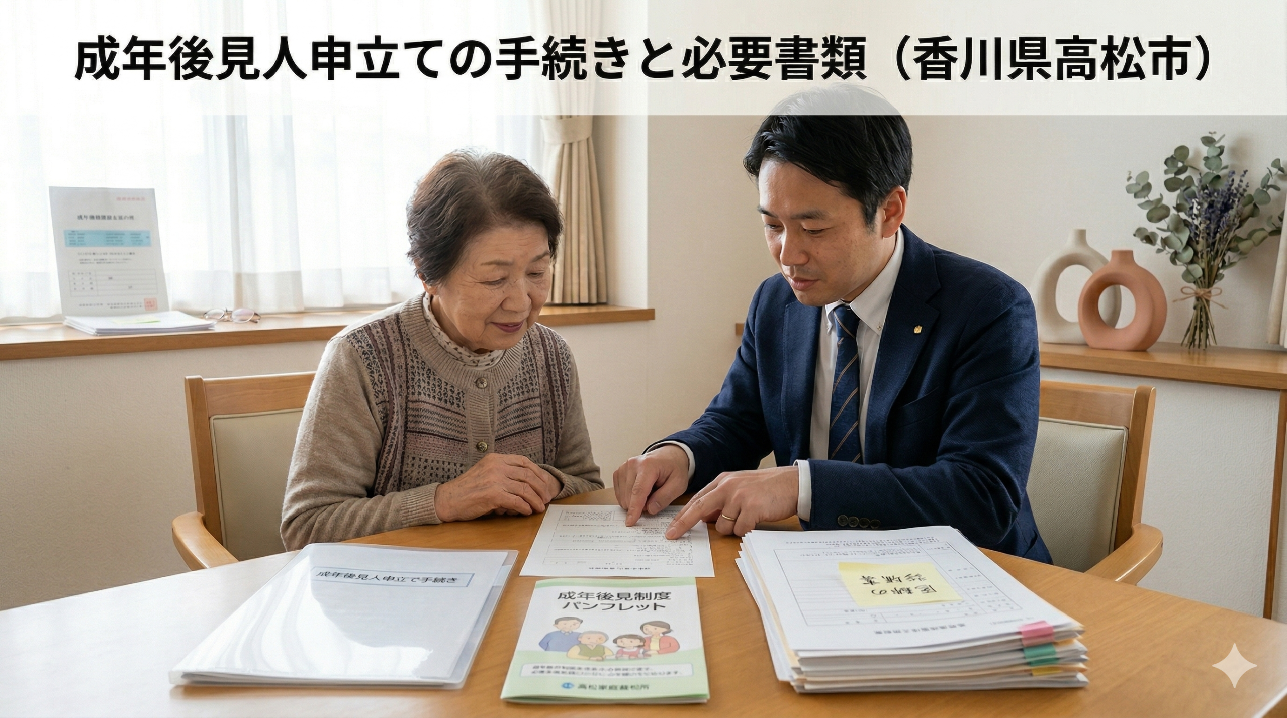 成年後見人申立ての手続きと必要書類（香川県高松市）