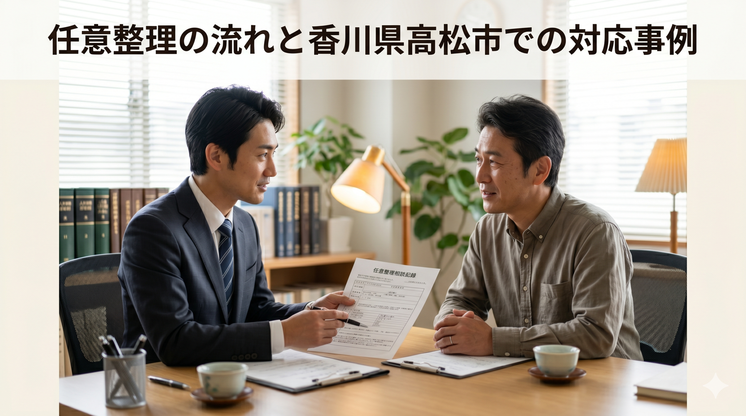 任意整理の流れと香川県高松市での対応事例
