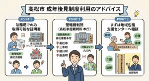 高松市で成年後見制度を利用する方法と費用目安（2）｜西川司法書士事務所