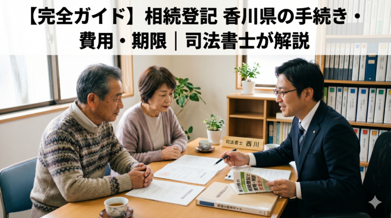 【完全ガイド】相続登記 香川県の手続き・費用・期限｜司法書士が解説