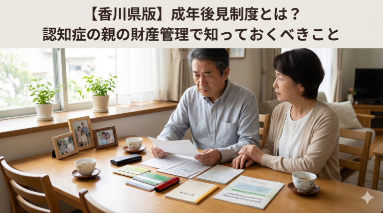 【香川県版】成年後見制度とは？認知症の親の財産管理で知っておくべきこと