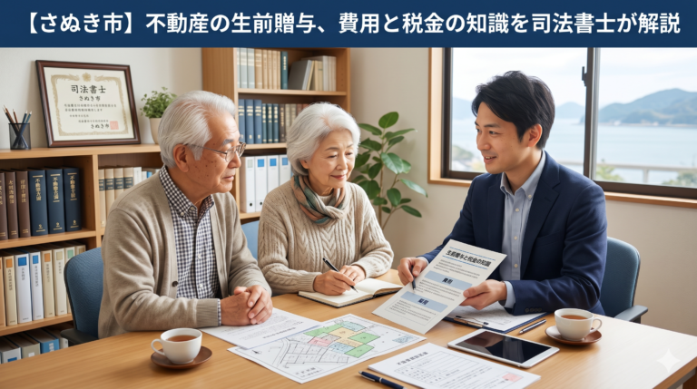 【さぬき市】不動産の生前贈与、費用と税金の知識を司法書士が解説