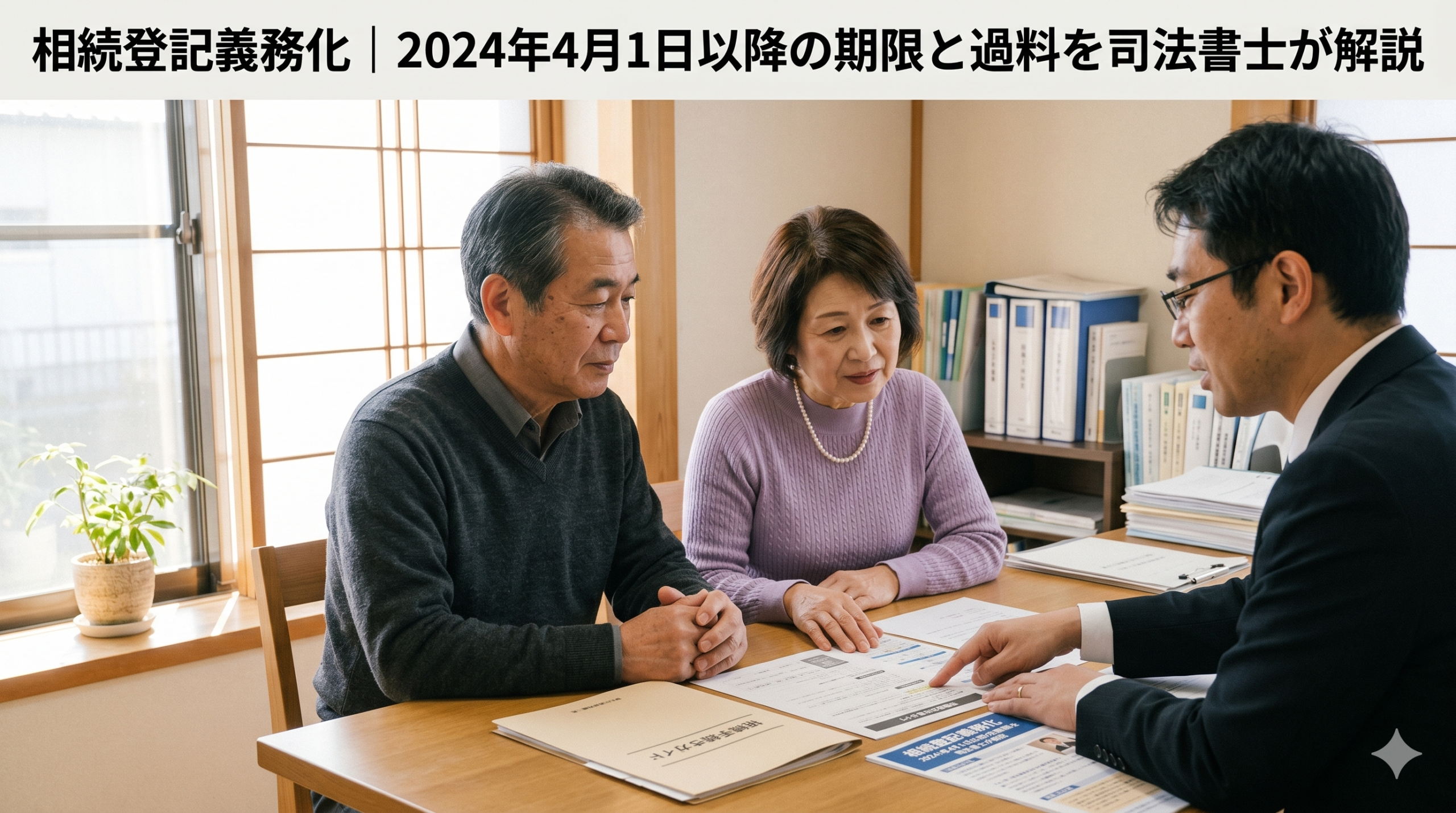 相続登記義務化｜2024年4月1日以降の期限と過料を司法書士が解説