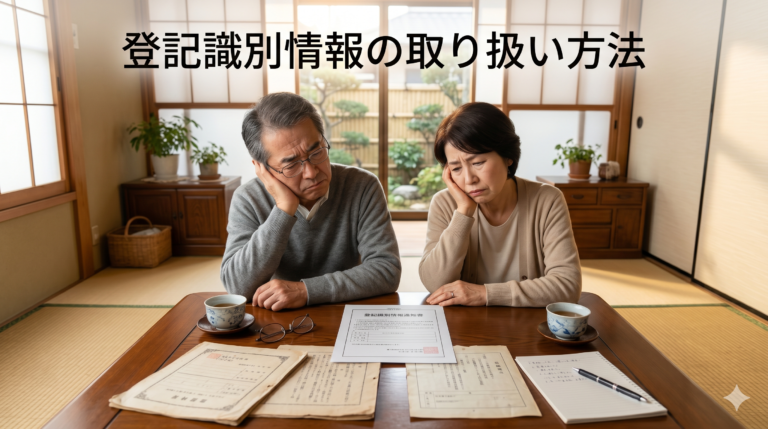 登記識別情報の取り扱い方法